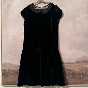 Johnny B Holiday dress Girls size 11-12Y Black velvet